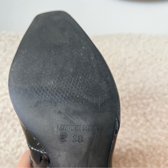 SOLD - L’Intervalle Black Leather Ankle Boots Size EU 38 - Picture 4 of 9